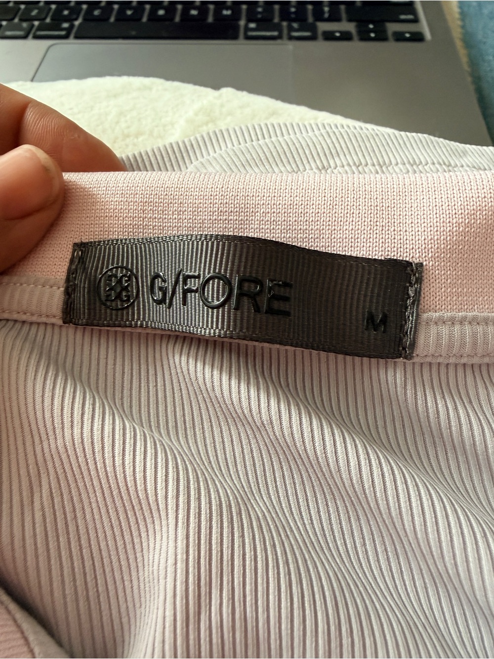 Gfore Feeder Stripe Tech Jersey Golf Polo - M - Picture 4 of 7